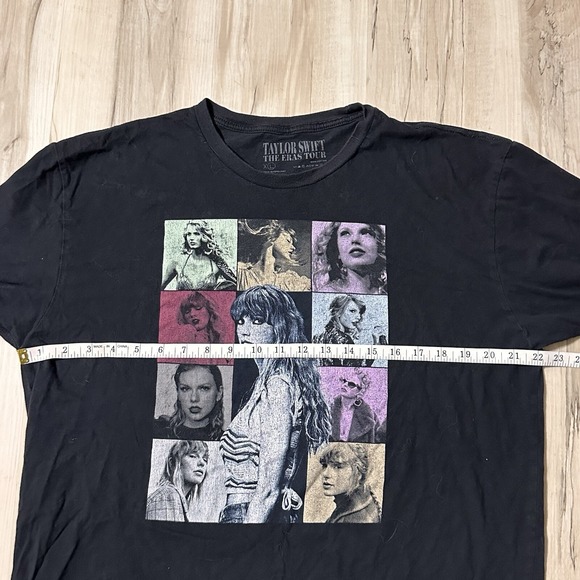 Taylor Swift The Eras Tour 2023 Tour T-Shirt Official Adult Size XL Black - Picture 3 of 5